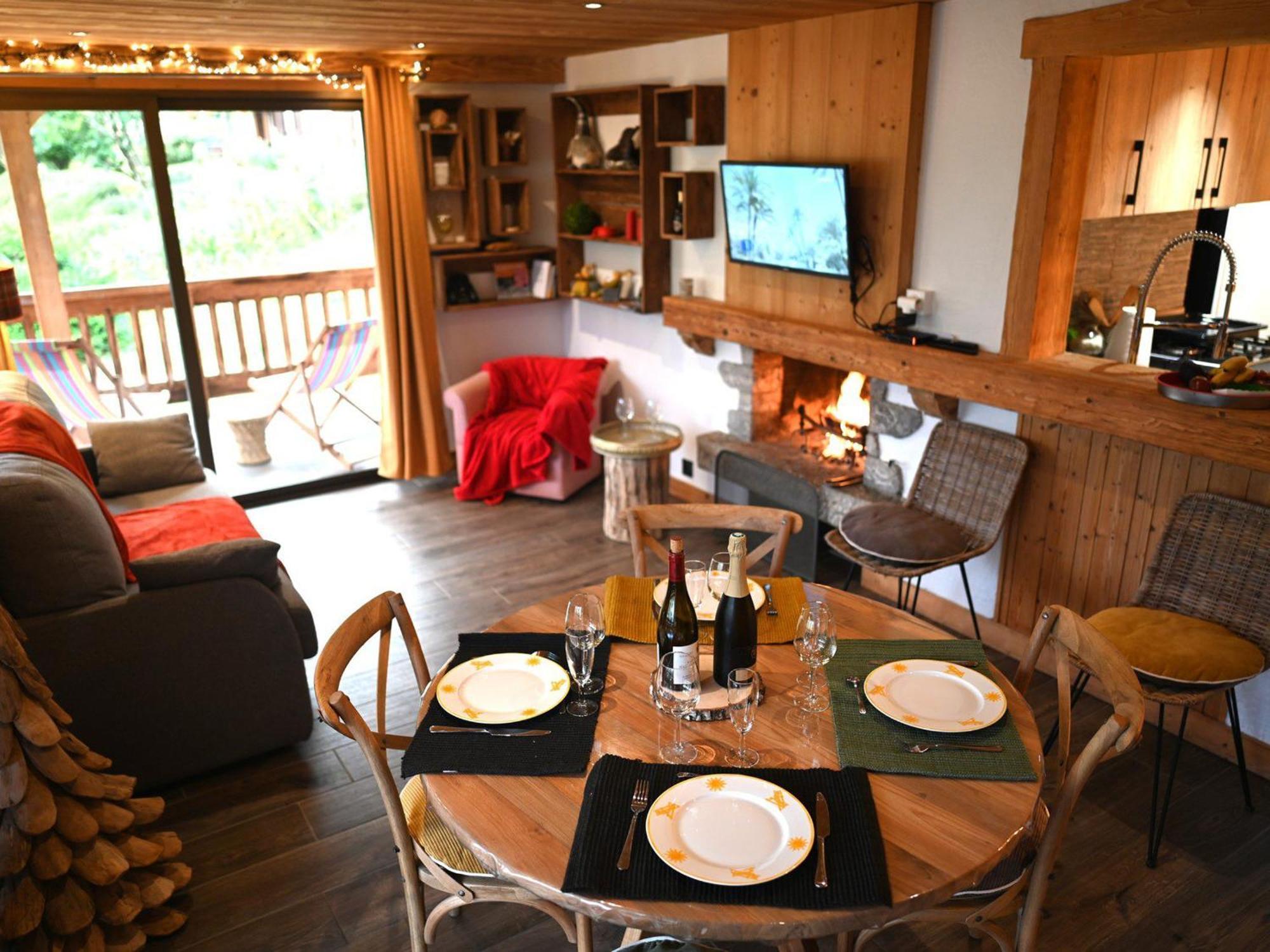 Appartement 2 Chambres Proche Pistes Avec Balcon Et Parking - Fr-1-459-181 La Clusaz Exteriör bild